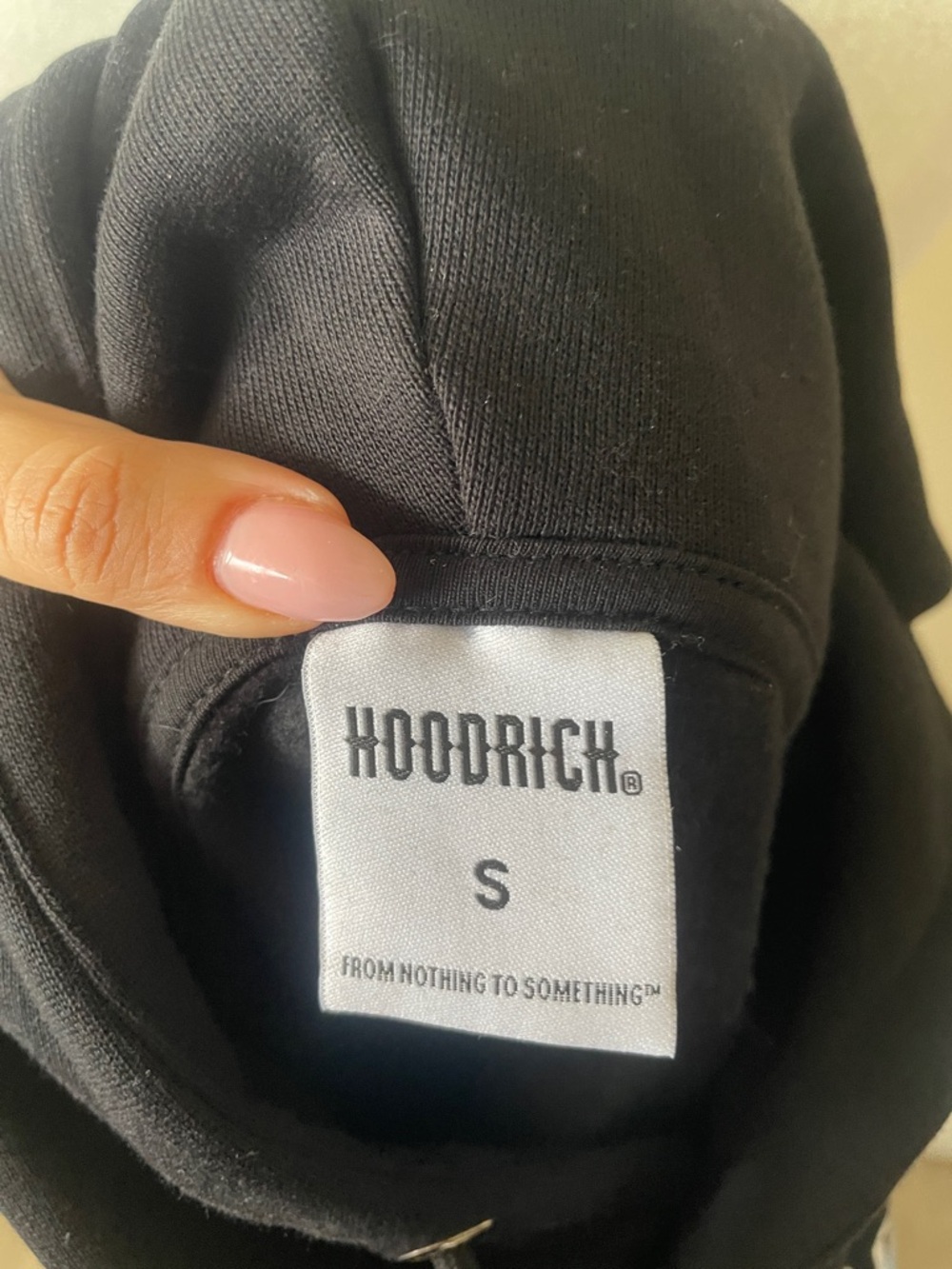 HOODRICH - WOMEN'S GLOW ANGEL CROPPED HOODIE IN BLACK - Picture 12 of 13